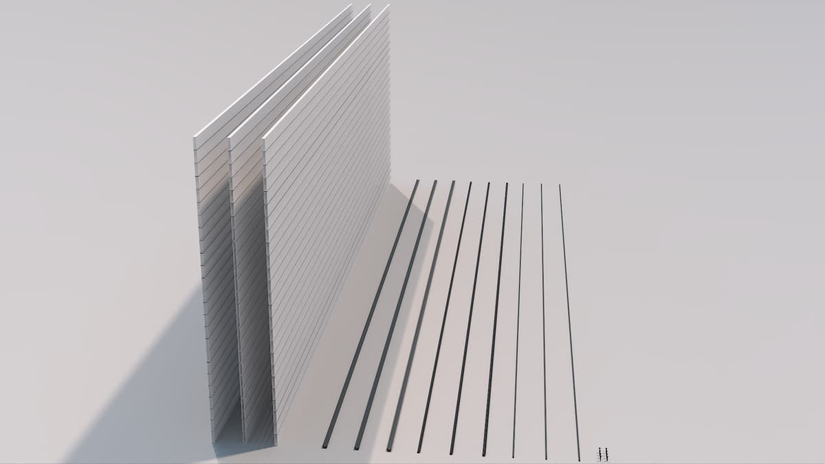 Gumax® opaal polycarbonaat dakpakket Lichte dakplaten voor terrasoverkapping.